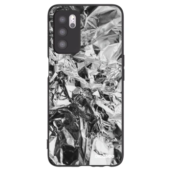 Picasee silikonski črni ovitek za OPPO A16 - Chrome