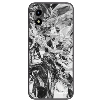 Picasee silikonski črni ovitek za Vivo Y01 - Chrome