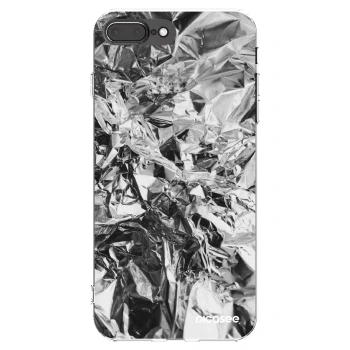 Picasee silikonski prozorni ovitek za Apple iPhone 8 Plus - Chrome