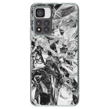 Picasee silikonski prozorni ovitek za Xiaomi Redmi Note 11 Pro+ 5G - Chrome