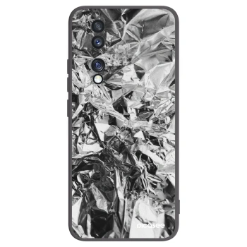 Picasee silikonski črni ovitek za Honor 70 - Chrome