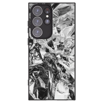 Picasee silikonski črni ovitek za Samsung Galaxy S23 Ultra 5G - Chrome