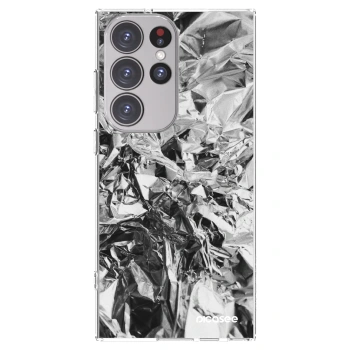 Picasee silikonski prozorni ovitek za Samsung Galaxy S23 Ultra 5G - Chrome