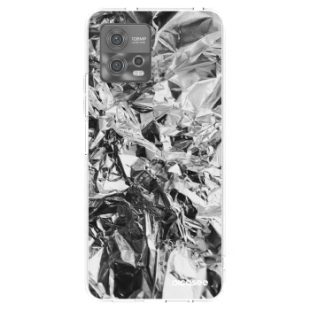Picasee silikonski prozorni ovitek za Motorola Moto G72 - Chrome