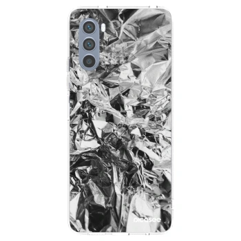 Picasee silikonski prozorni ovitek za Motorola Moto G62 - Chrome