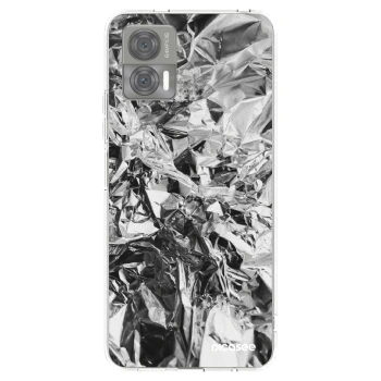 Picasee silikonski prozorni ovitek za Motorola Edge 30 Neo - Chrome