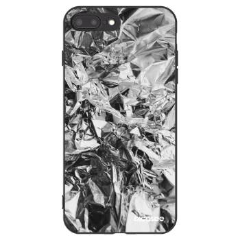 Picasee silikonski črni ovitek za Apple iPhone 7 Plus - Chrome