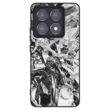 Picasee silikonski črni ovitek za Xiaomi 14T Pro - Chrome