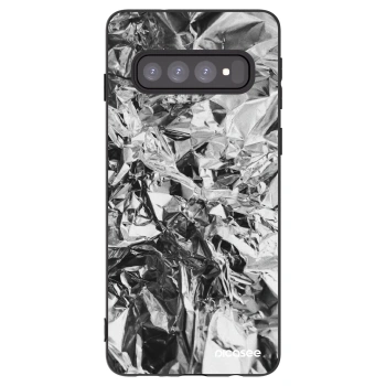 Picasee silikonski črni ovitek za Samsung Galaxy S10 G973 - Chrome