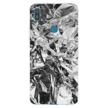 Picasee silikonski prozorni ovitek za Huawei Y7 2019 - Chrome