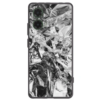 Picasee silikonski črni ovitek za Motorola Moto G35 5G - Chrome