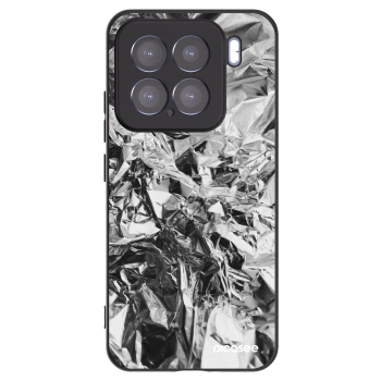 Picasee silikonski črni ovitek za Xiaomi 15 - Chrome