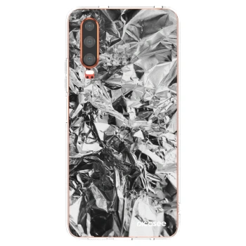 Picasee silikonski prozorni ovitek za Huawei P30 - Chrome