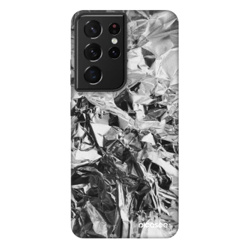 Picasee Fashion Case za Samsung Galaxy S21 Ultra 5G G998B - Chrome