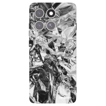 Picasee silikonski črni ovitek za Motorola Edge 60 Pro - Chrome