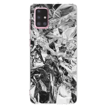 Picasee silikonski prozorni ovitek za Samsung Galaxy A71 A715F - Chrome