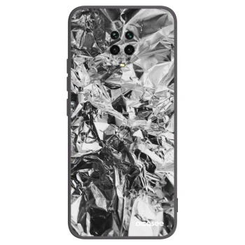 Picasee silikonski črni ovitek za Xiaomi Redmi Note 9 Pro - Chrome