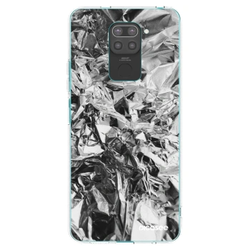 Picasee silikonski črni ovitek za Xiaomi Redmi Note 9 - Chrome