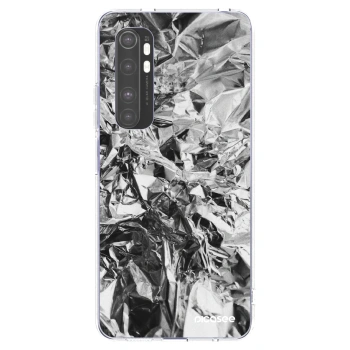 Picasee silikonski prozorni ovitek za Xiaomi Mi Note 10 Lite - Chrome