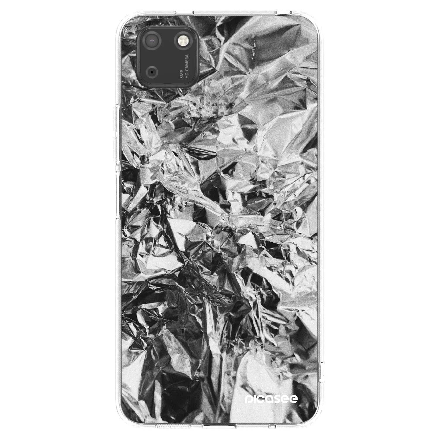 Picasee silikonski prozorni ovitek za Huawei Y5P - Chrome