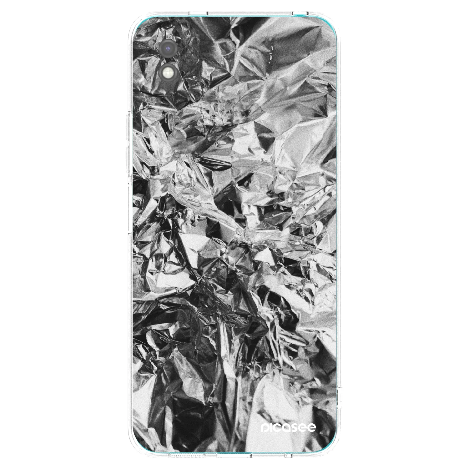 Picasee silikonski črni ovitek za Xiaomi Redmi 9A - Chrome