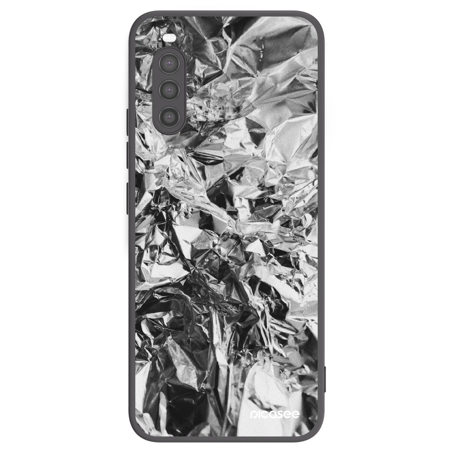 Picasee silikonski črni ovitek za Sony Xperia 10 II - Chrome