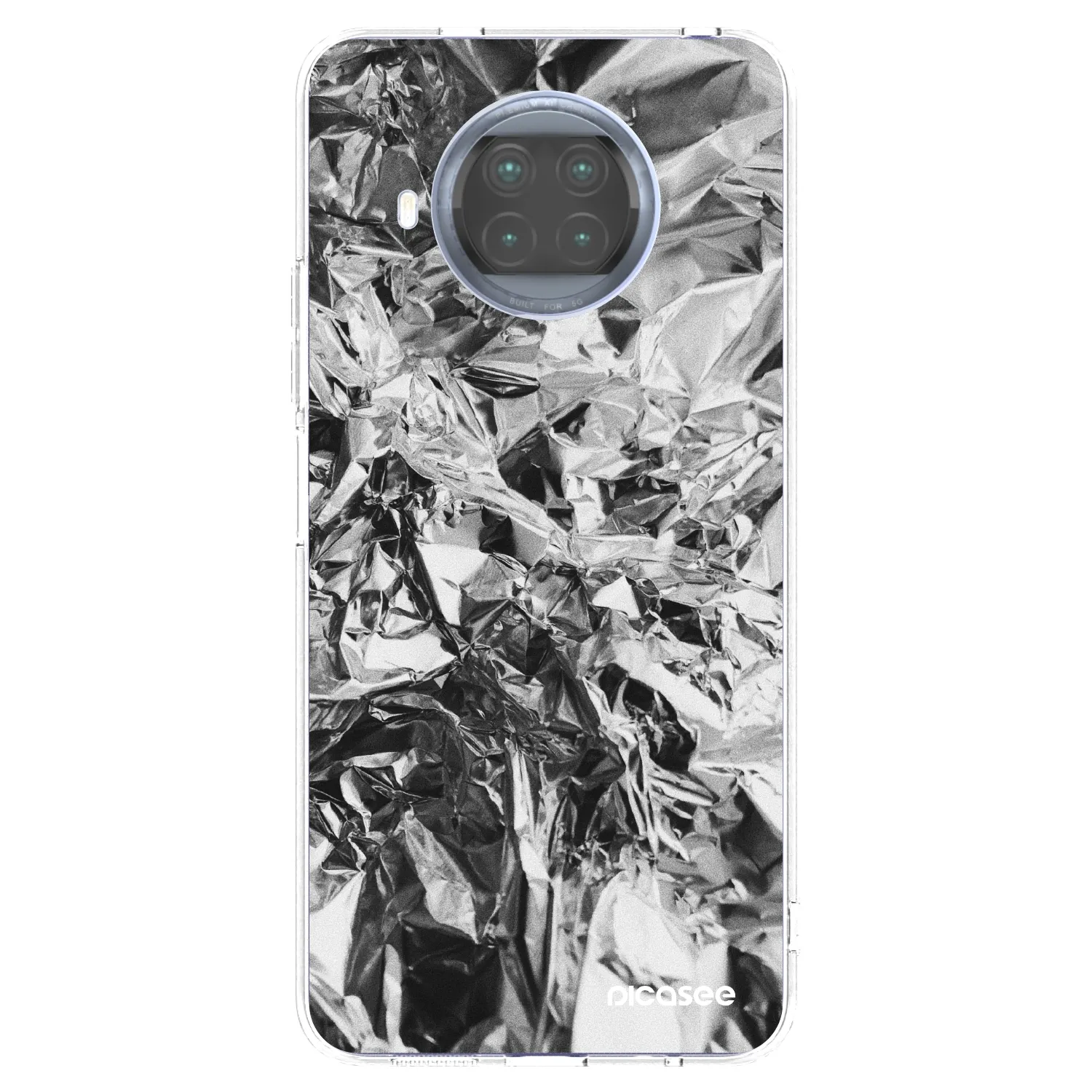 Picasee silikonski prozorni ovitek za Xiaomi Mi 10T Lite - Chrome