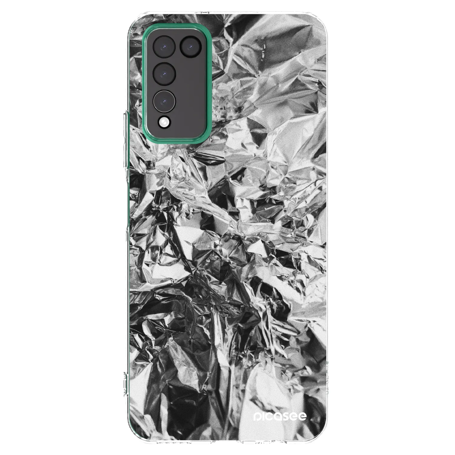 Picasee silikonski prozorni ovitek za Honor 10X Lite - Chrome