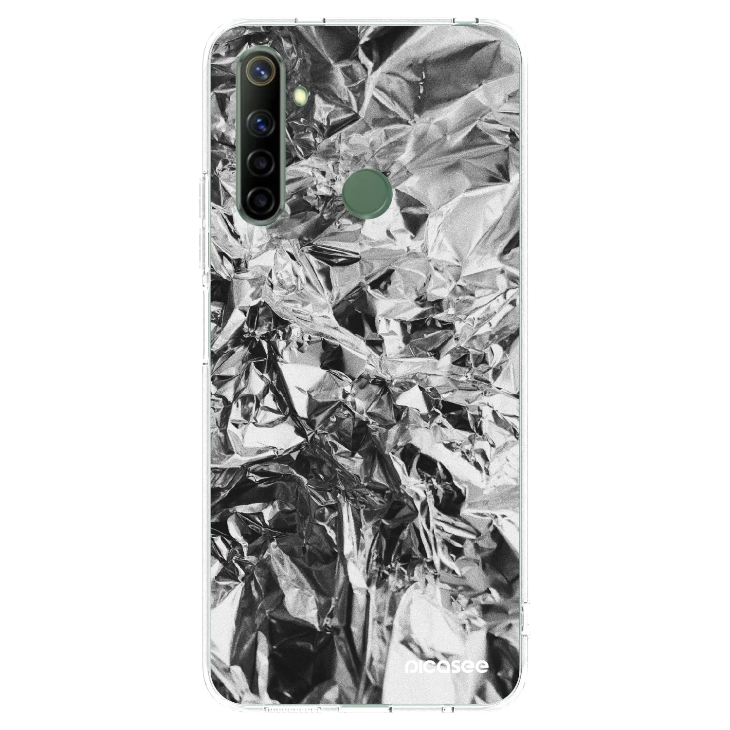 Picasee silikonski prozorni ovitek za Realme 6i - Chrome