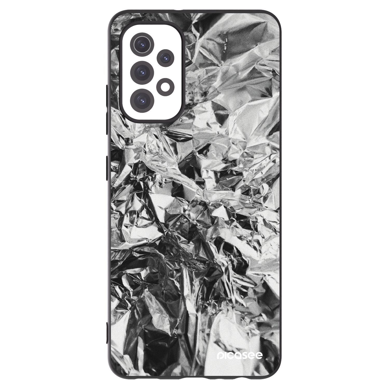 Picasee silikonski črni ovitek za Samsung Galaxy A32 5G A326B - Chrome