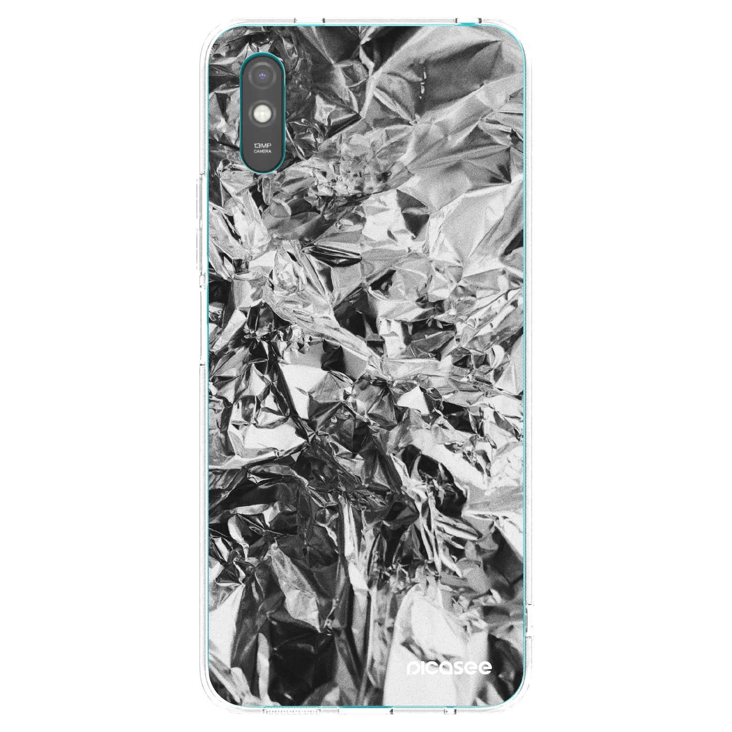 Picasee silikonski prozorni ovitek za Xiaomi Redmi 9AT - Chrome