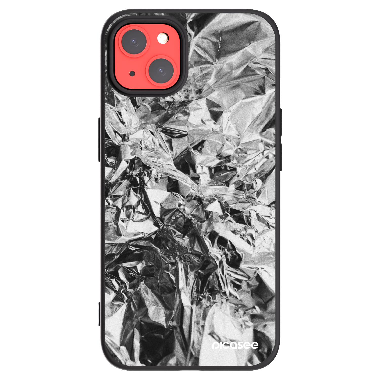 Picasee silikonski črni ovitek za Apple iPhone 13 - Chrome