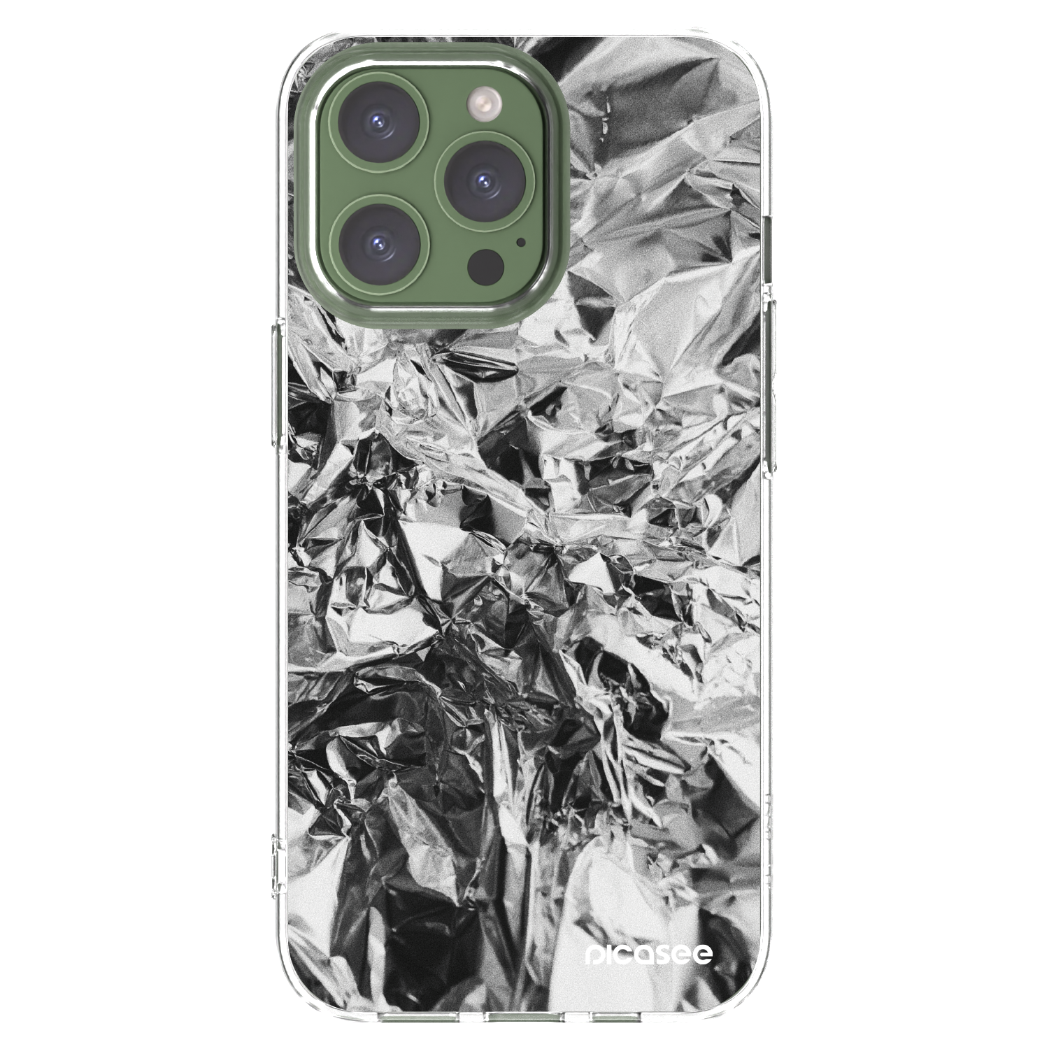 Picasee silikonski prozorni ovitek za Apple iPhone 13 Pro - Chrome