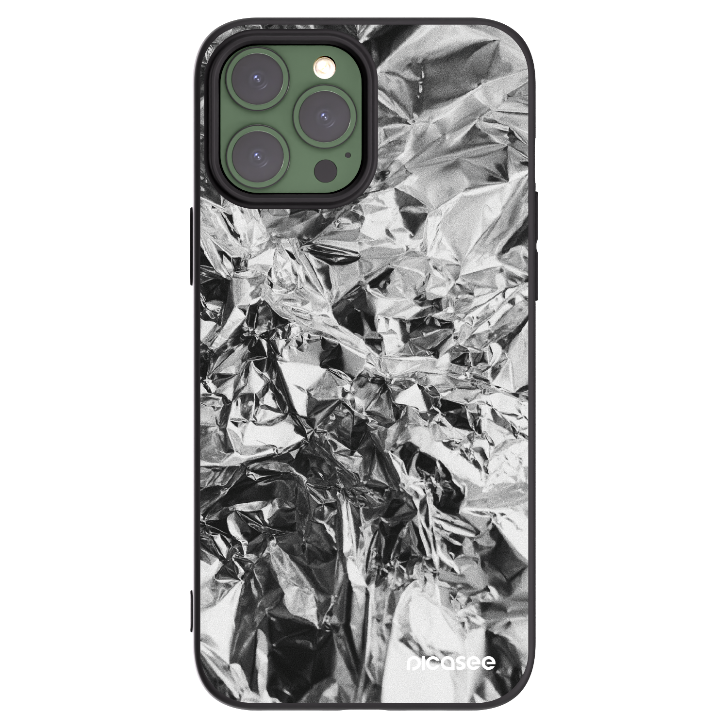 Picasee silikonski črni ovitek za Apple iPhone 13 Pro Max - Chrome