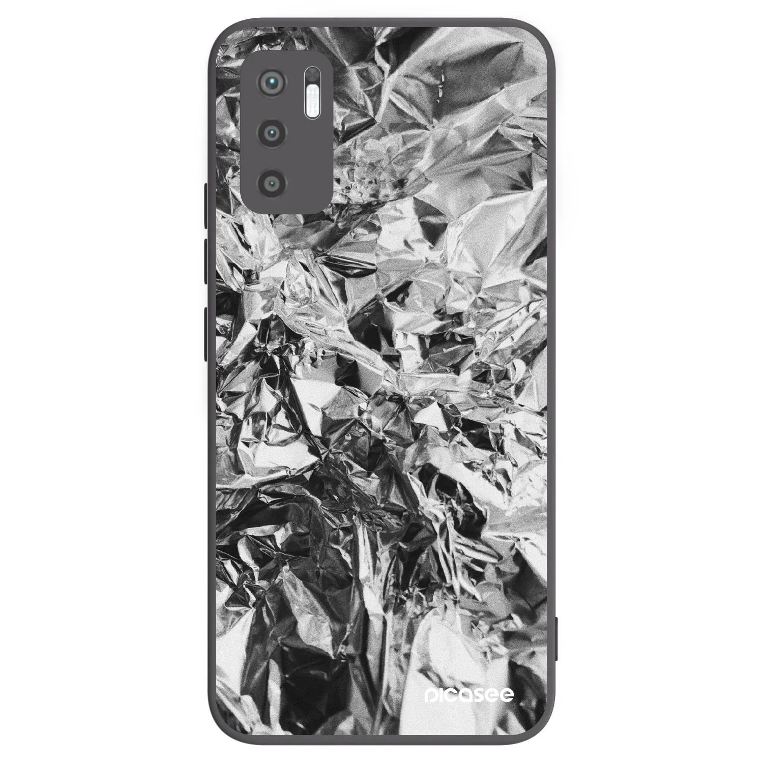 Picasee silikonski črni ovitek za Xiaomi Redmi Note 10 5G - Chrome