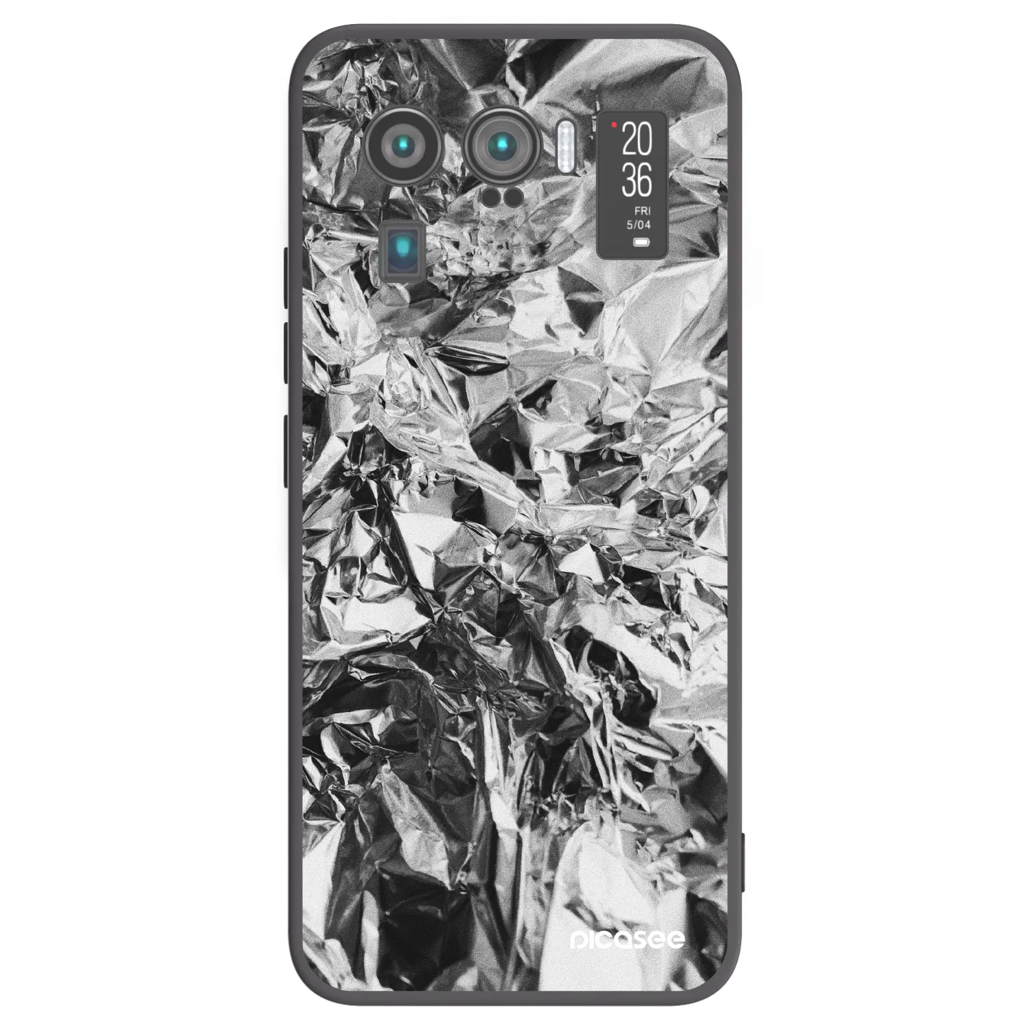 Picasee silikonski črni ovitek za Xiaomi Mi 11 Ultra - Chrome