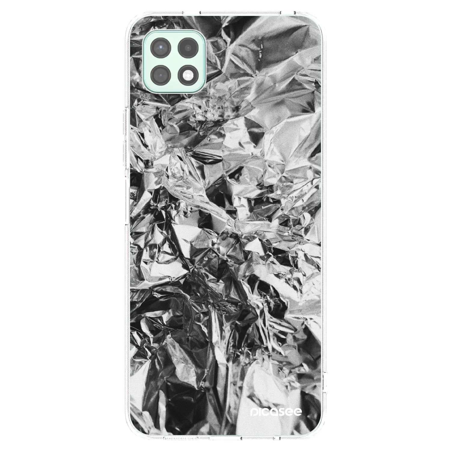 Picasee silikonski prozorni ovitek za Samsung Galaxy A22 A226B 5G - Chrome