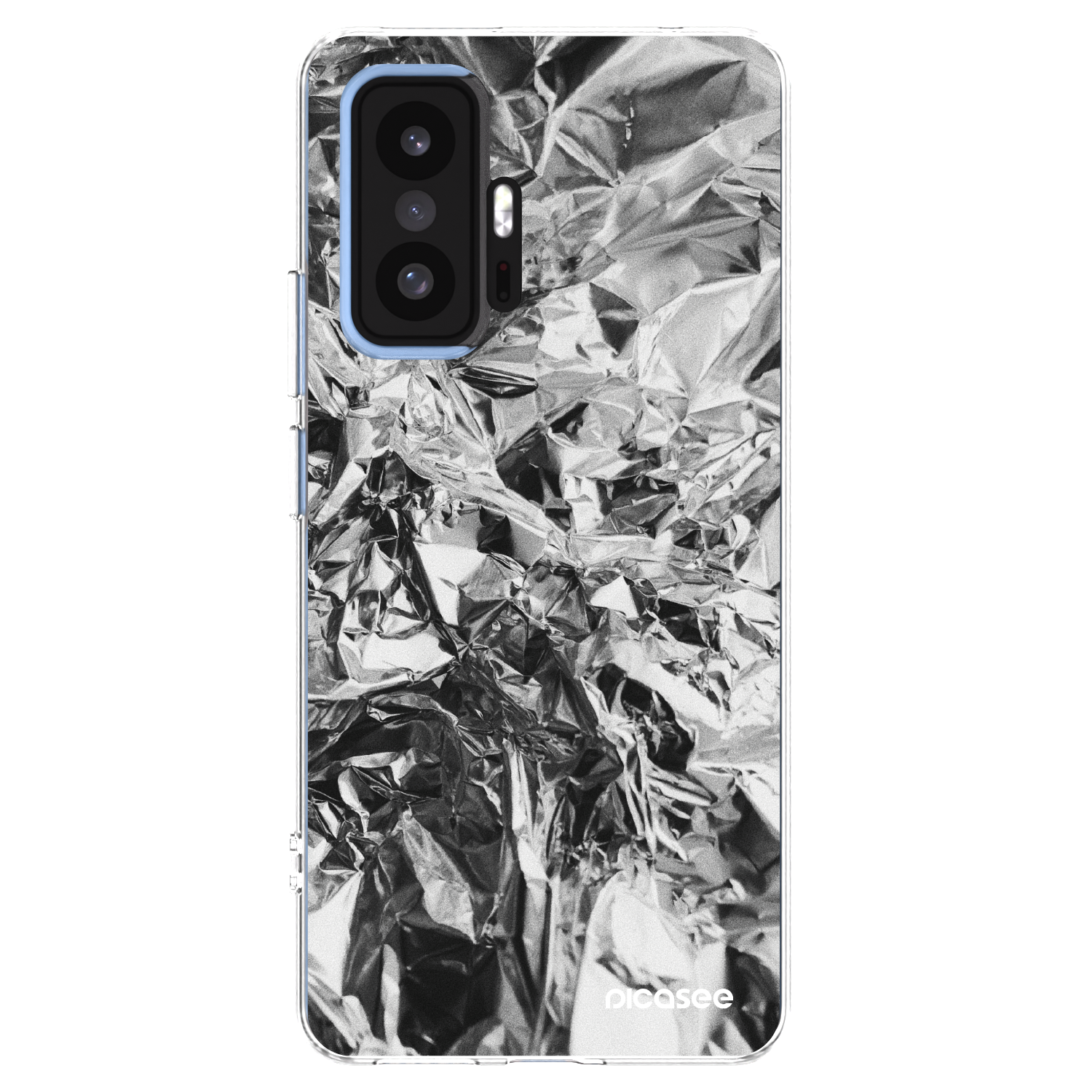 Picasee silikonski prozorni ovitek za Xiaomi 11T Pro - Chrome