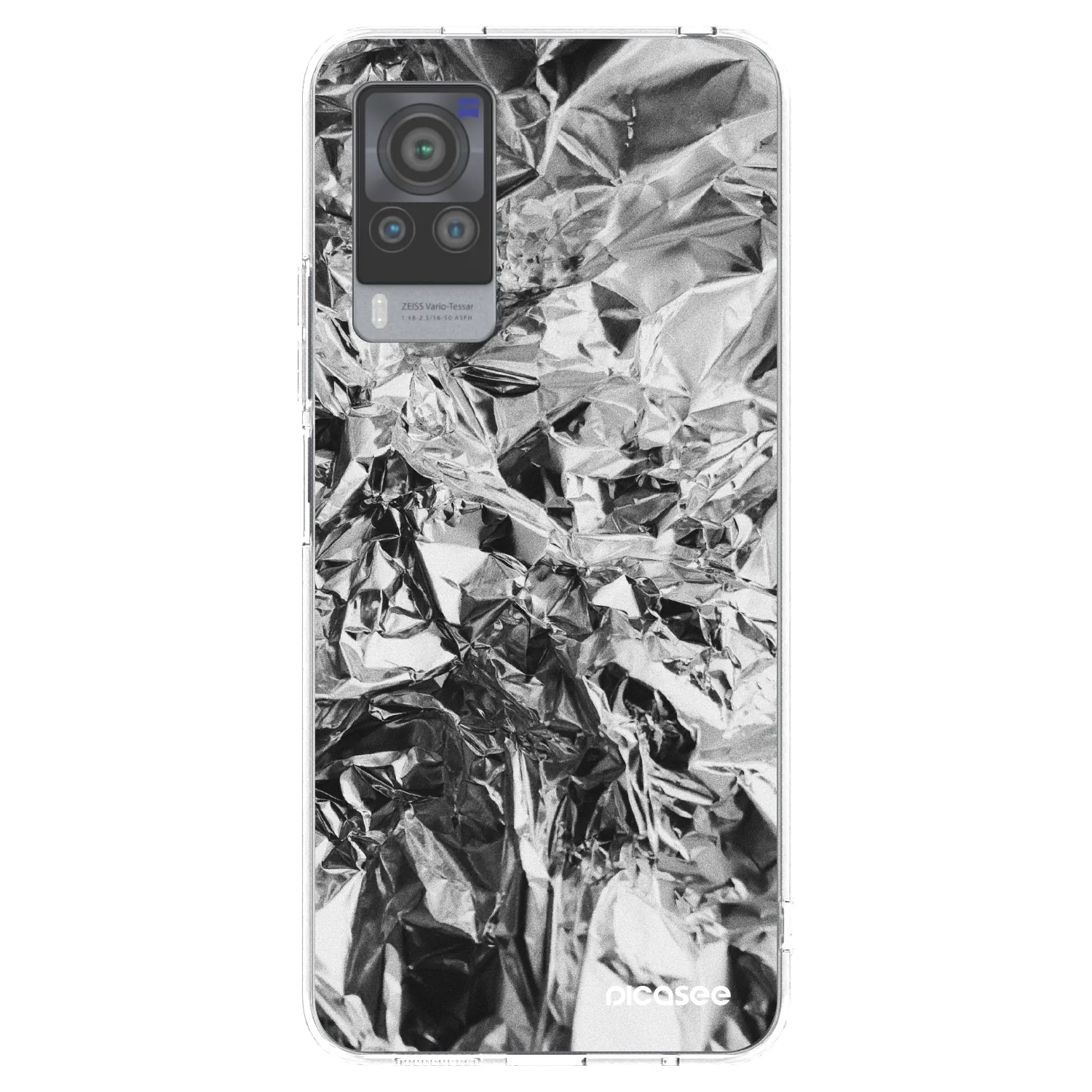 Picasee silikonski prozorni ovitek za Vivo X60 Pro 5G - Chrome