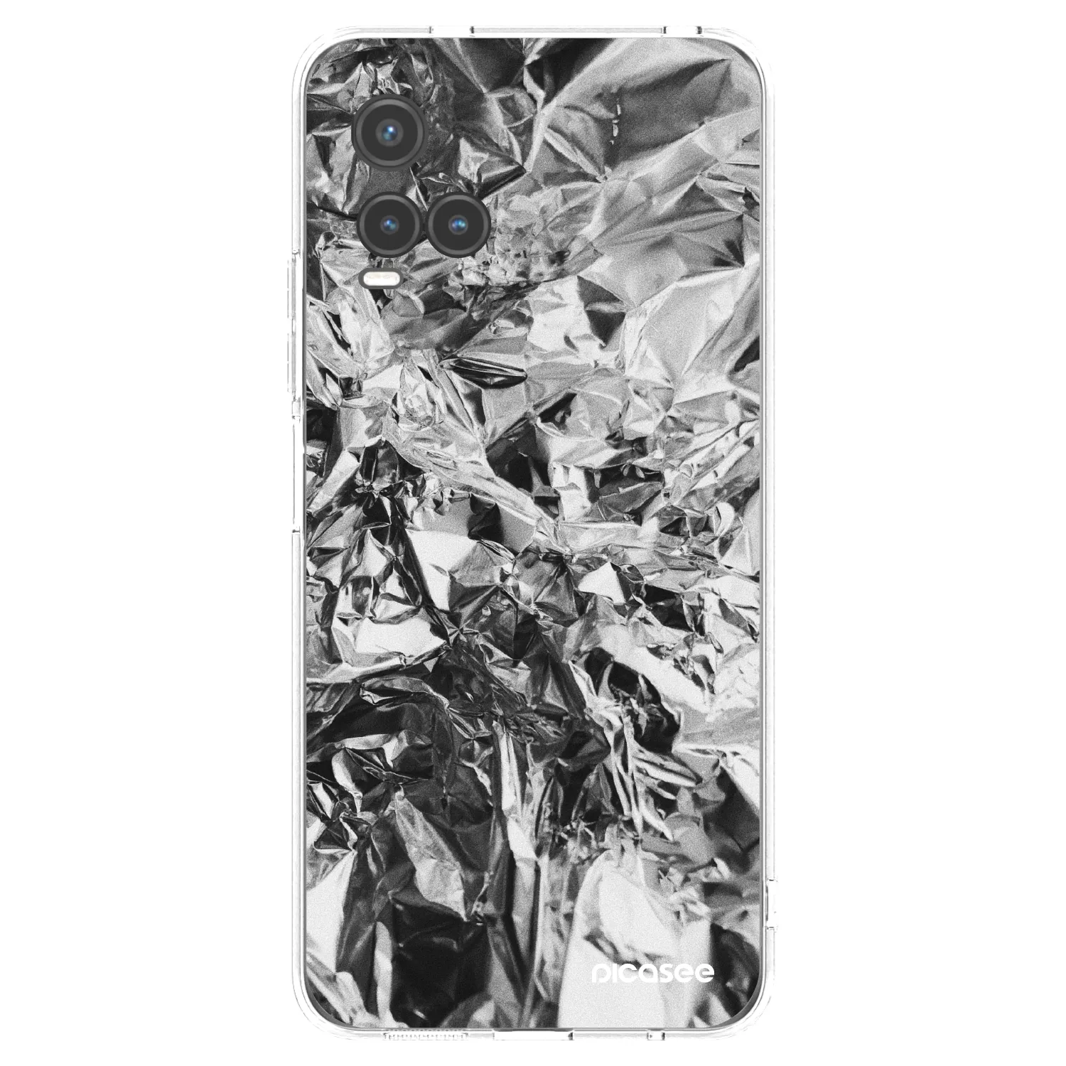 Picasee silikonski prozorni ovitek za Vivo Y33s - Chrome