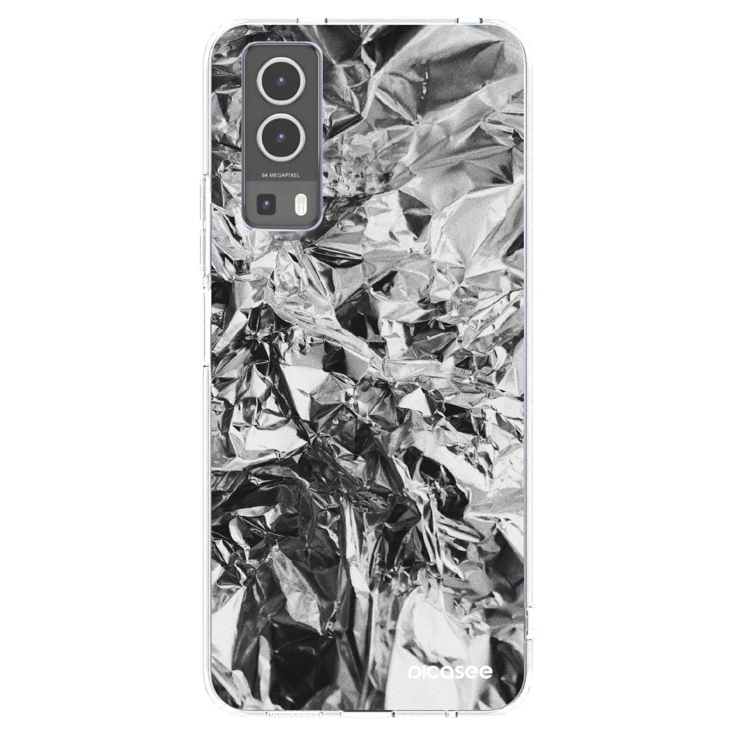 Picasee silikonski prozorni ovitek za Vivo Y72 5G - Chrome