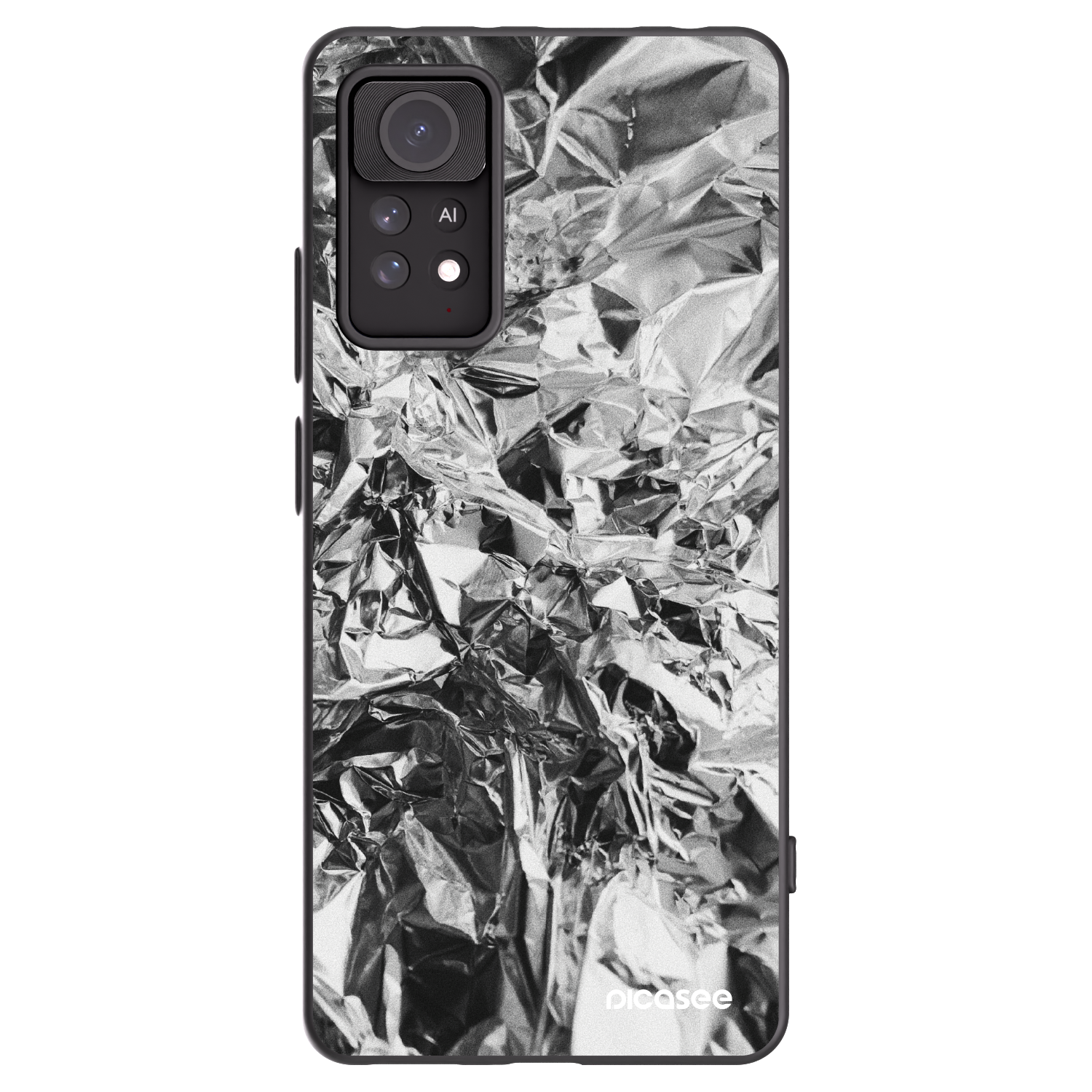 Picasee silikonski črni ovitek za Xiaomi Redmi Note 11 Pro - Chrome