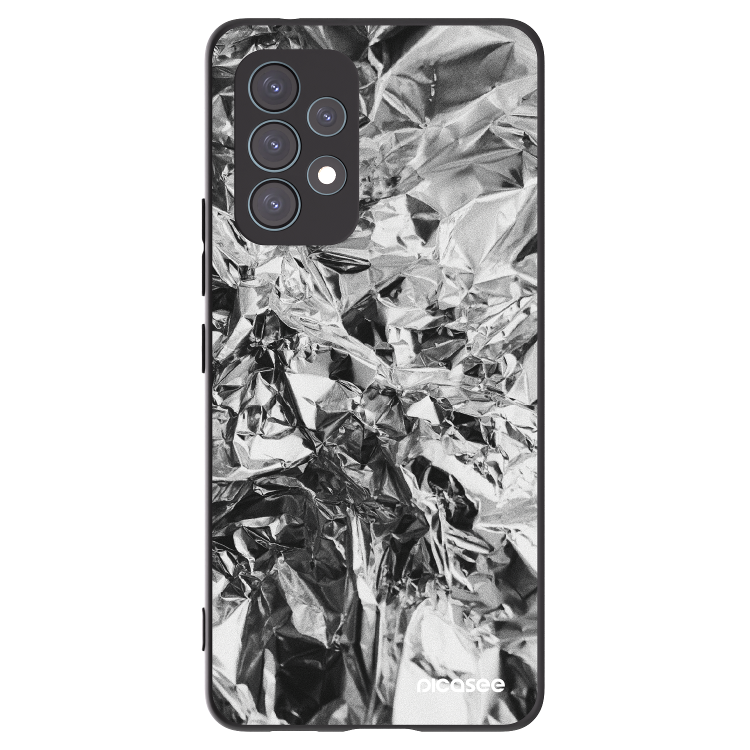 Picasee silikonski črni ovitek za Samsung Galaxy A53 5G A536 - Chrome