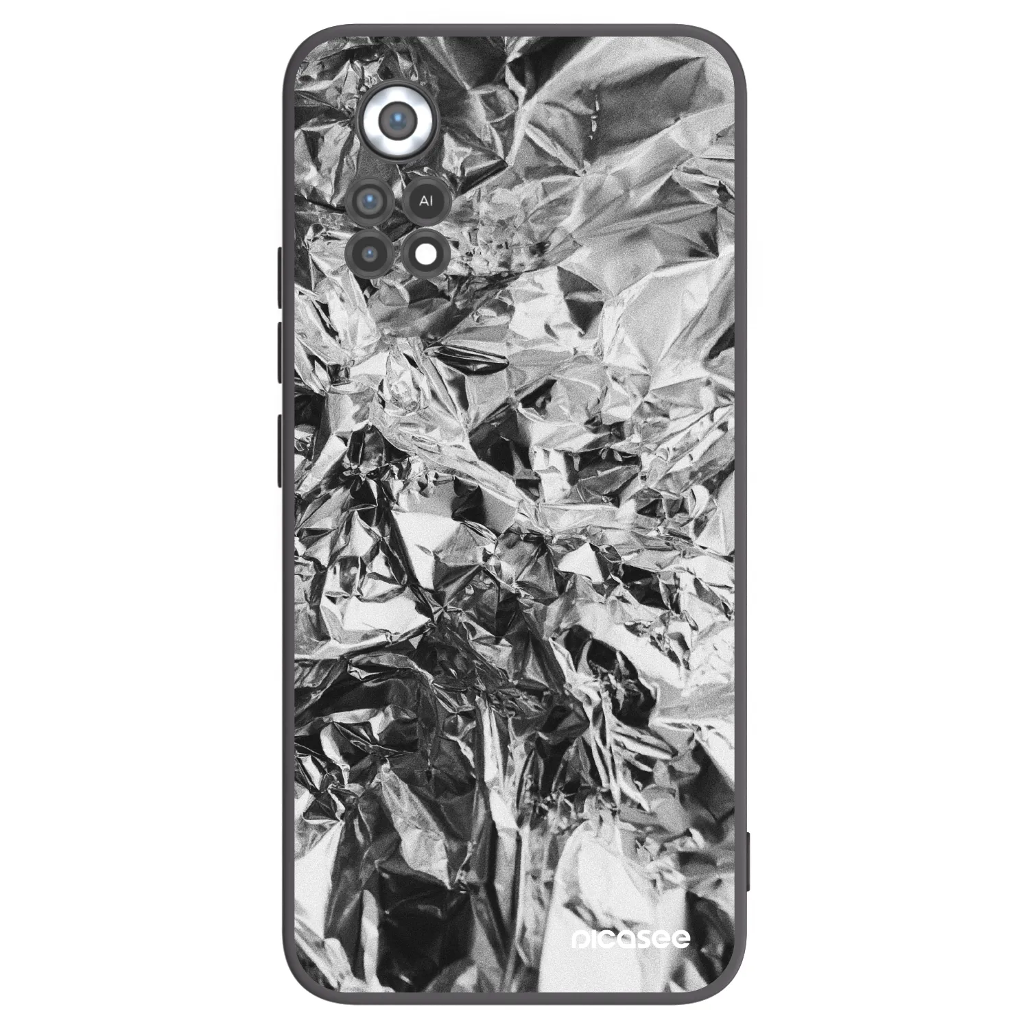Picasee silikonski črni ovitek za Xiaomi Poco X4 Pro 5G - Chrome