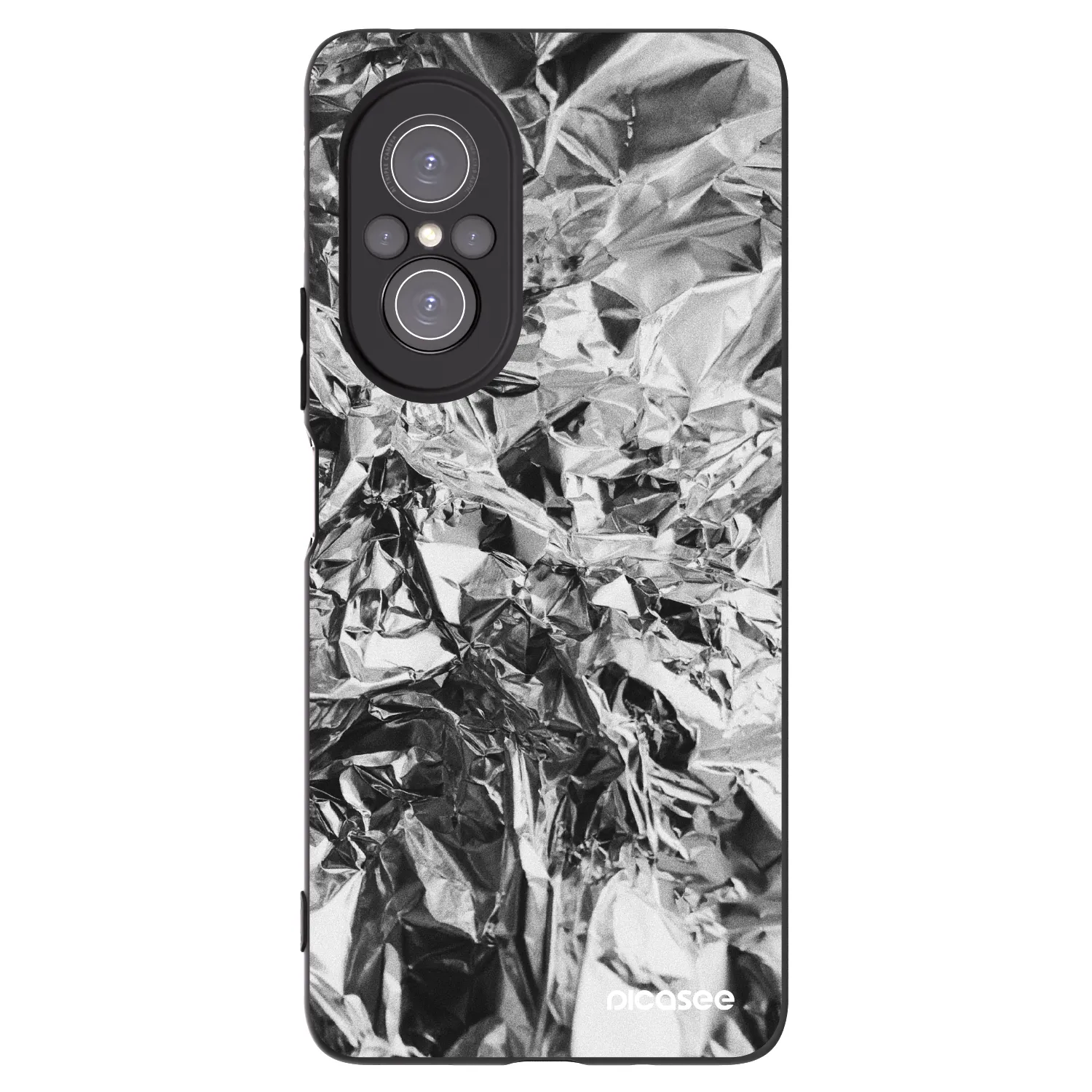 Picasee silikonski črni ovitek za Huawei Nova 9 SE - Chrome