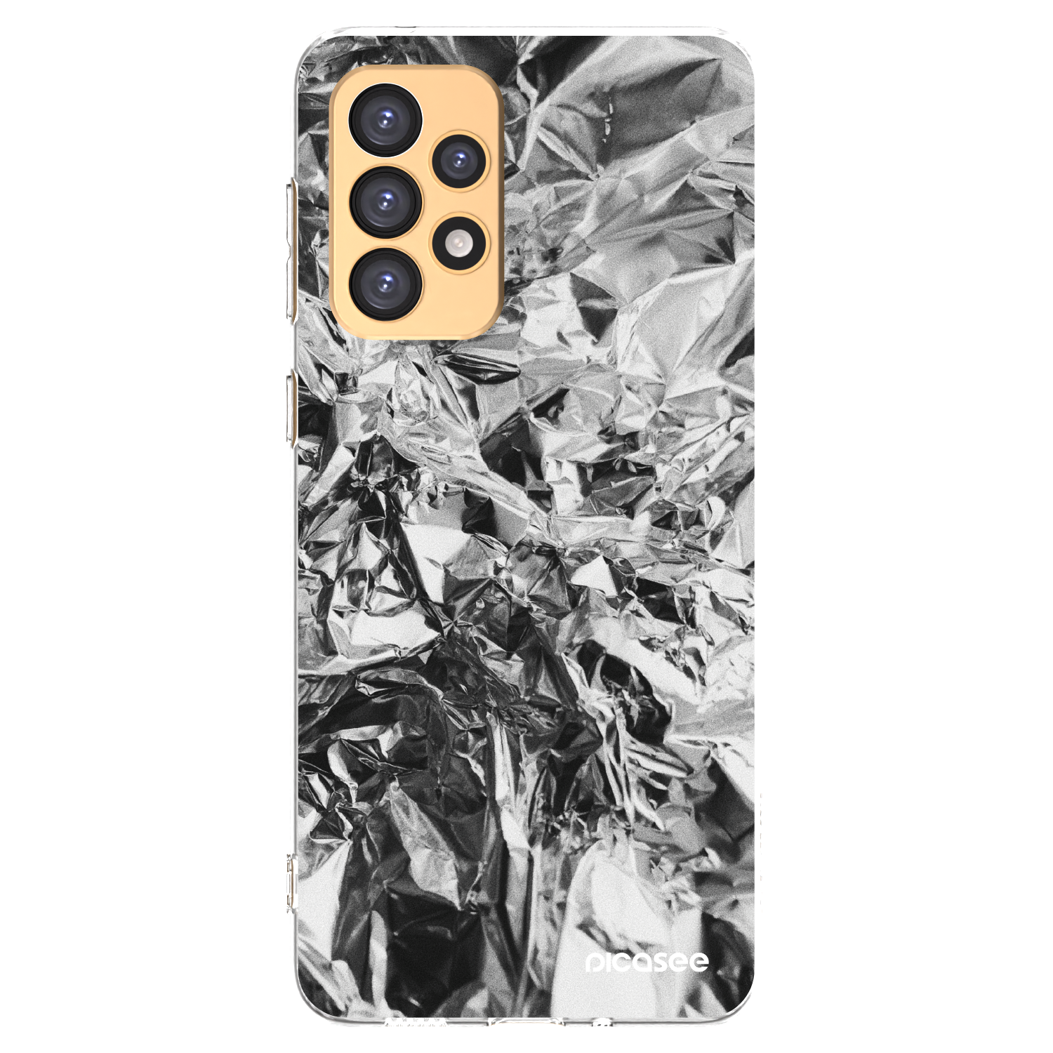 Picasee silikonski prozorni ovitek za Samsung Galaxy A33 5G A336 - Chrome