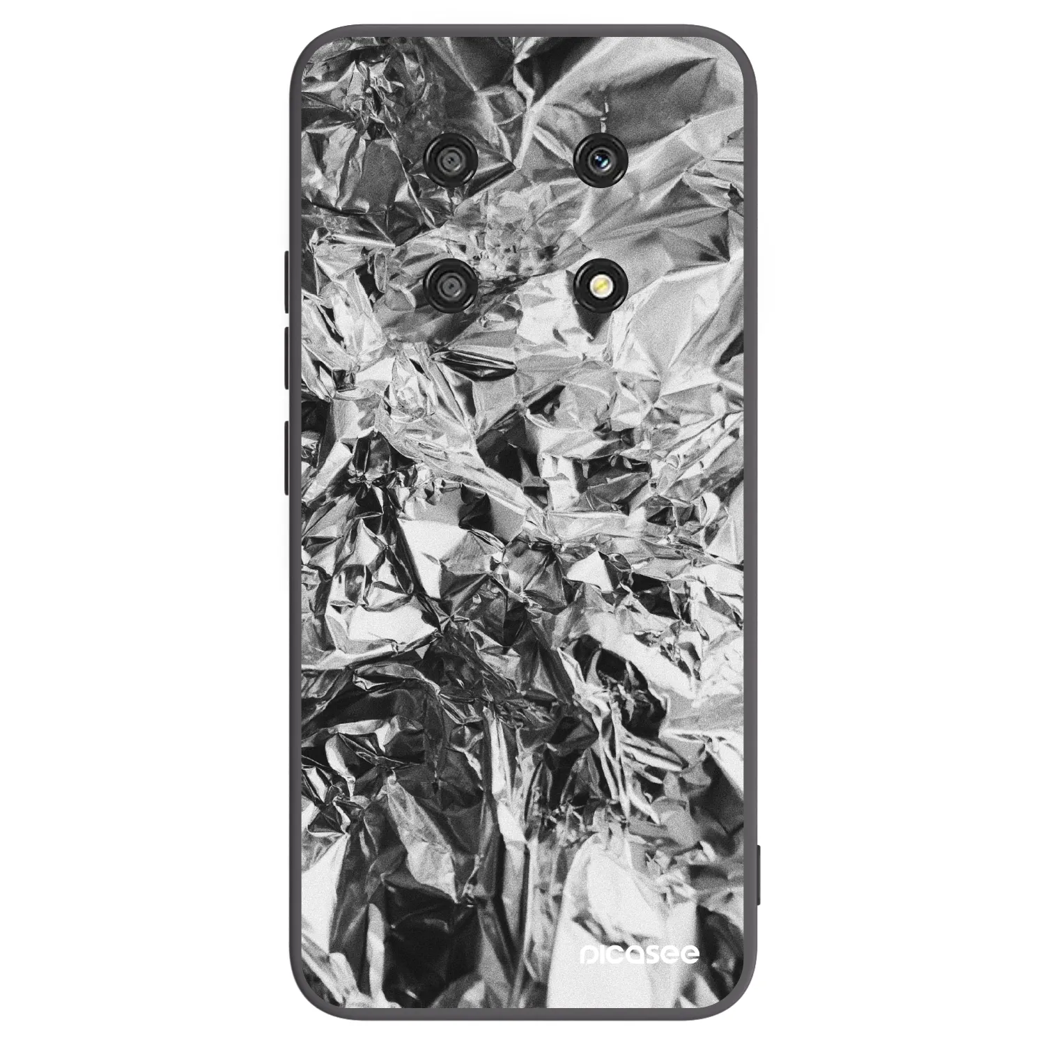 Picasee silikonski črni ovitek za Honor Magic4 Lite 5G - Chrome