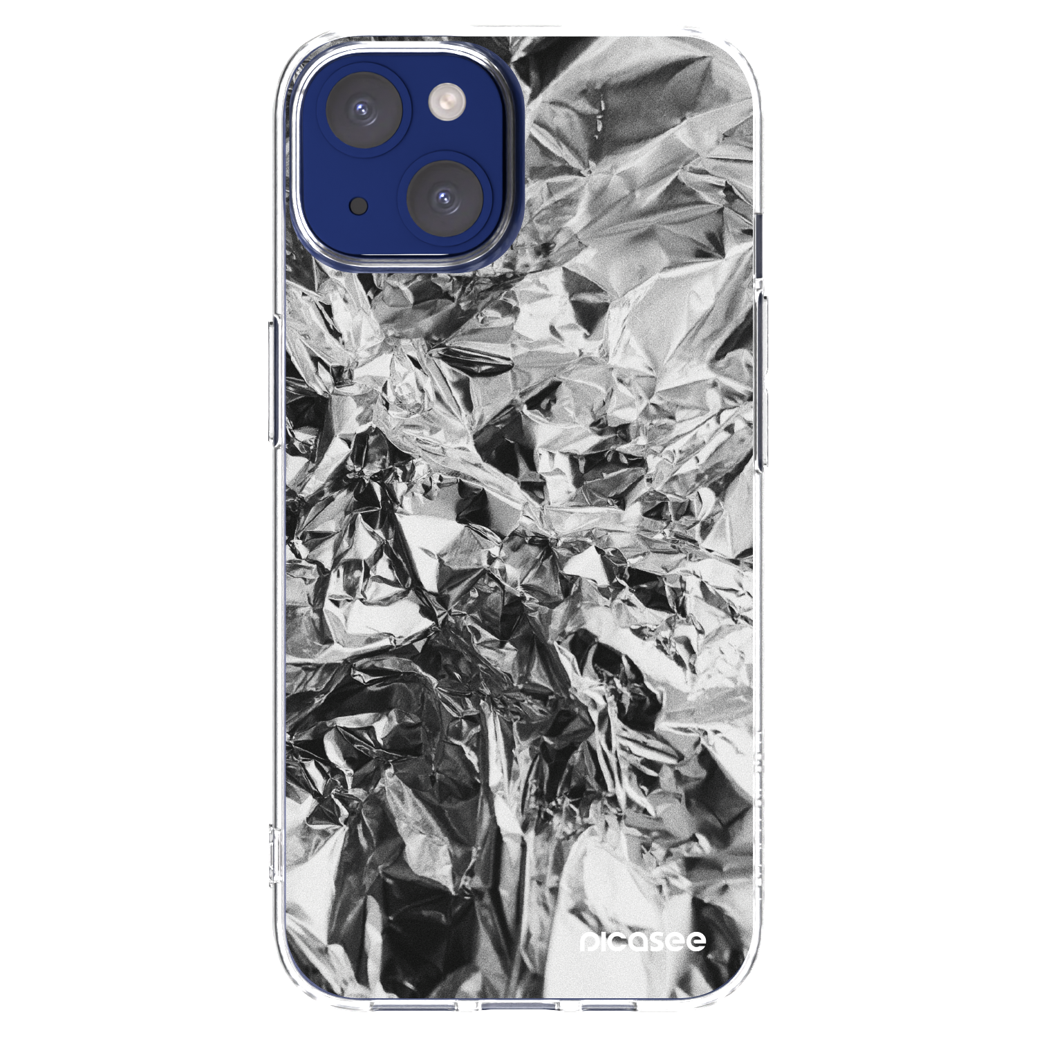 Picasee silikonski prozorni ovitek za Apple iPhone 14 - Chrome