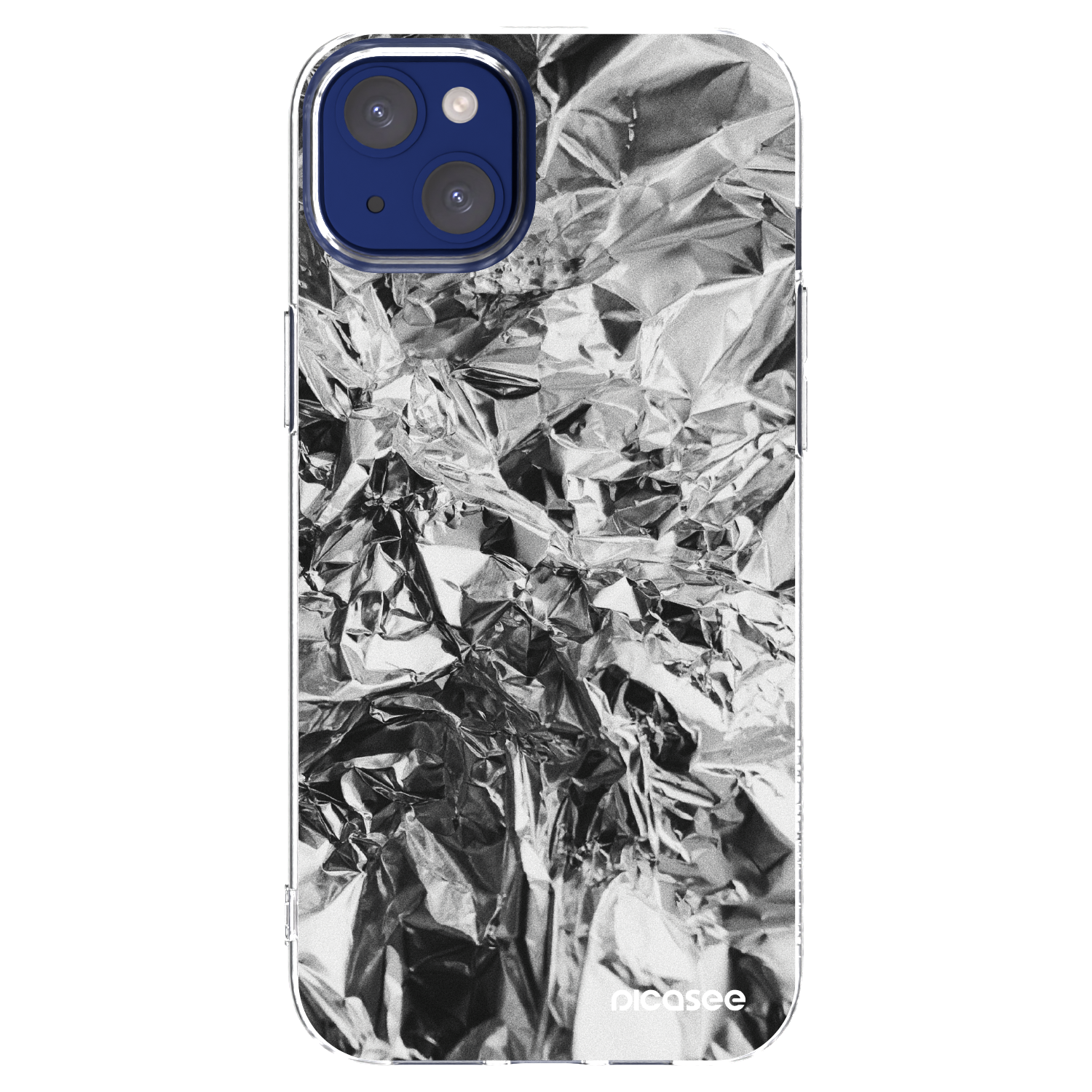 Picasee silikonski prozorni ovitek za Apple iPhone 14 Plus - Chrome