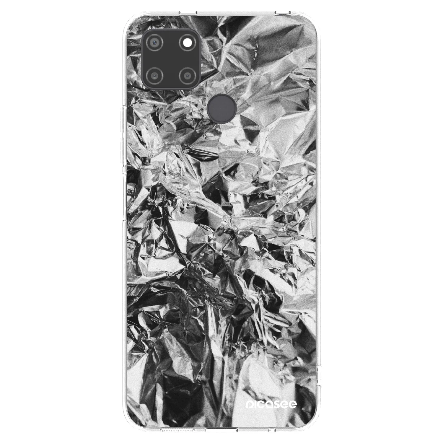 Picasee silikonski prozorni ovitek za Realme C21Y - Chrome